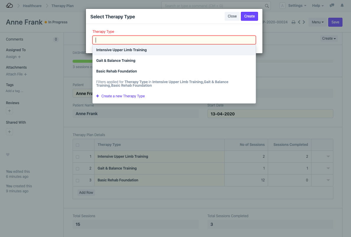 OneOfficeERP 医疗保健