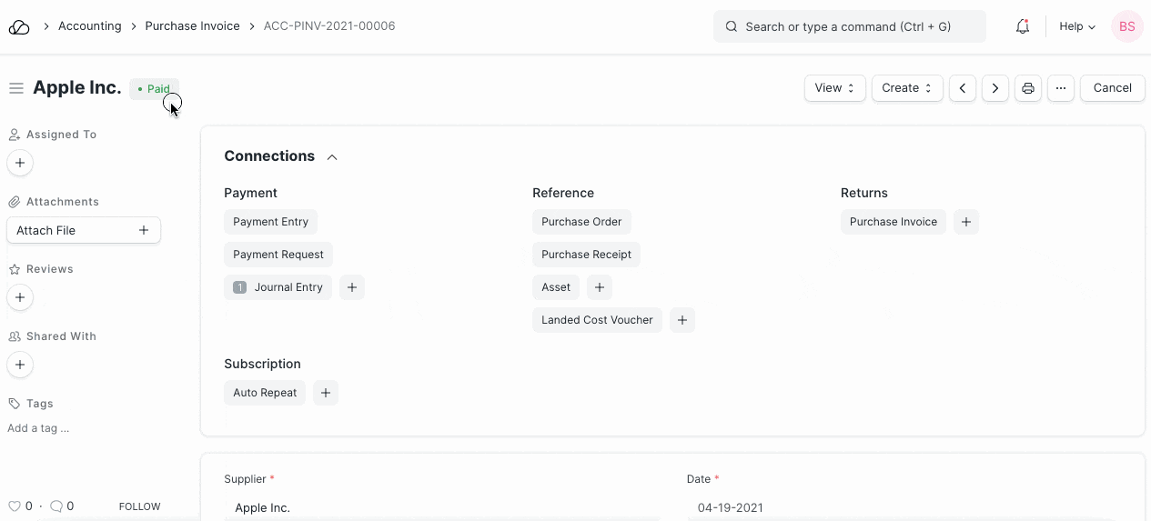创建借项通知单