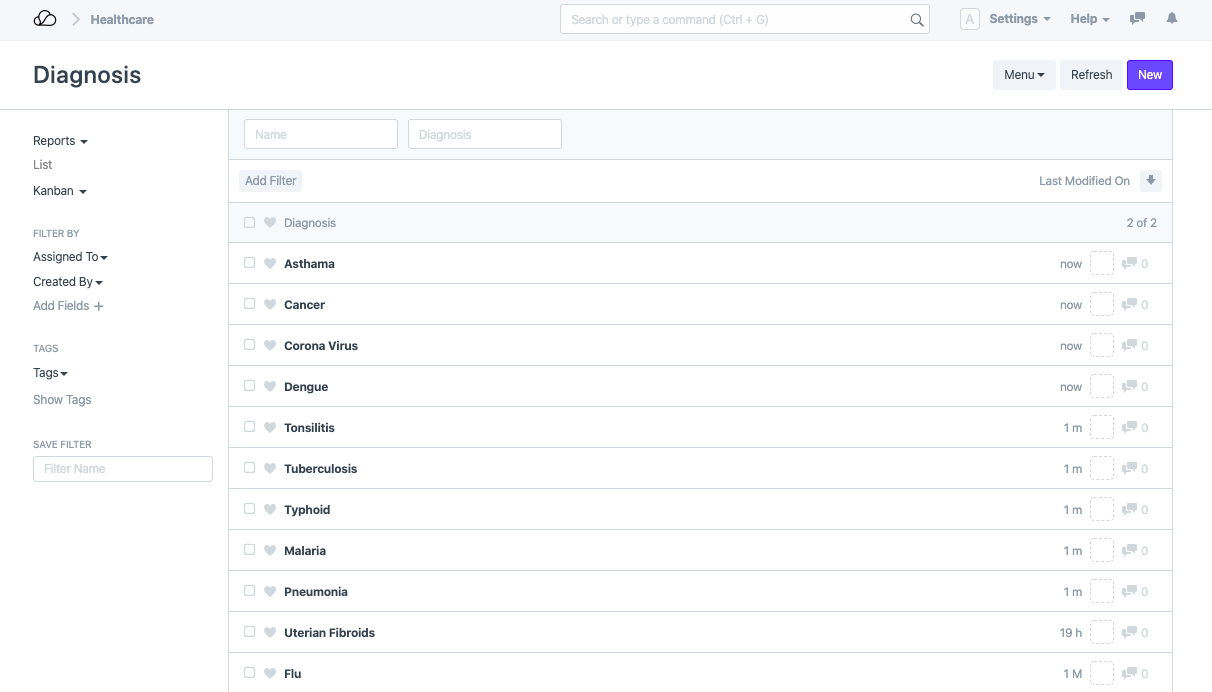 OneOfficeERP 医疗保健