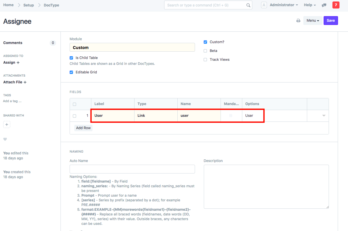 表多选的文档类型