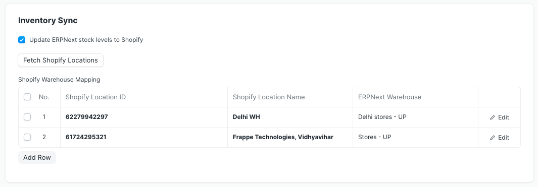 与 Shopify 同步库存