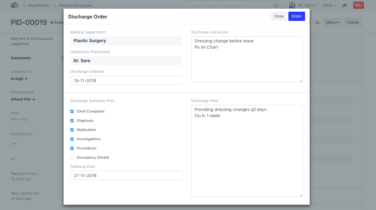 OneOfficeERP 医疗保健
