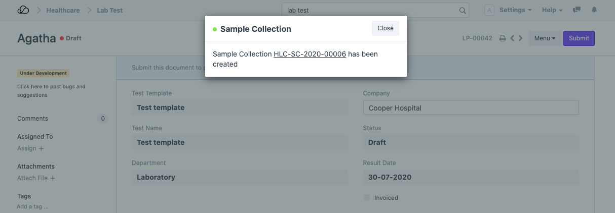实验室样本集合