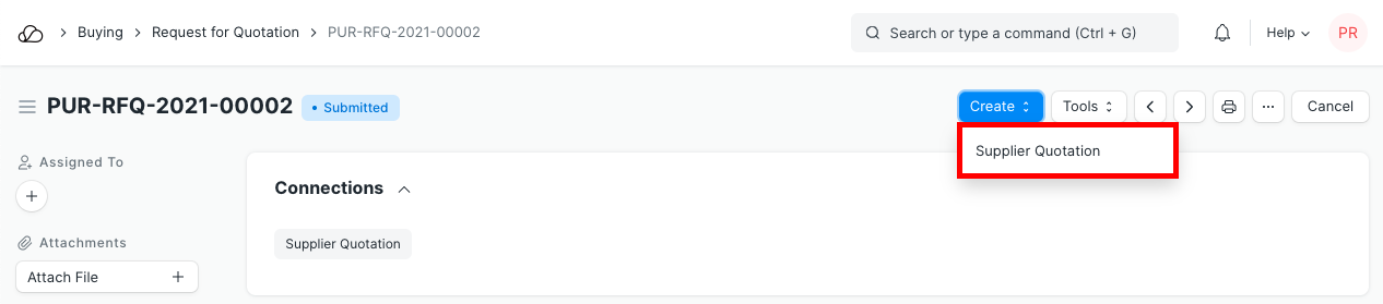 询价中的供应商报价
