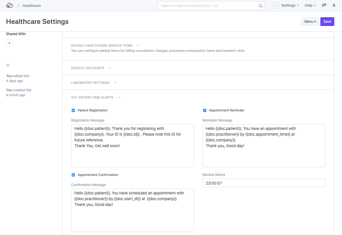 OneOfficeERP 医疗保健