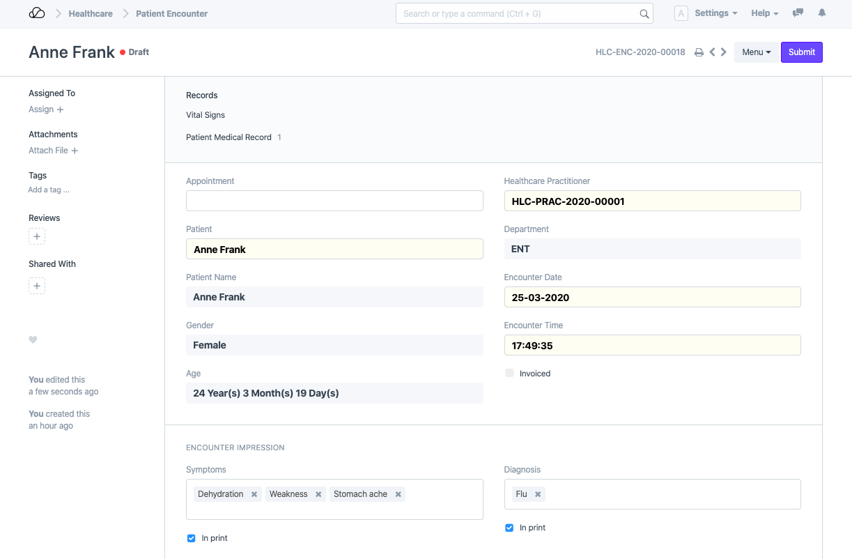 OneOfficeERP 医疗保健