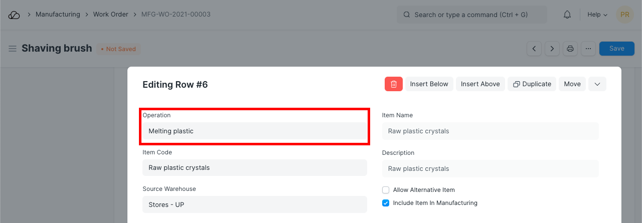 PO 重新分配操作