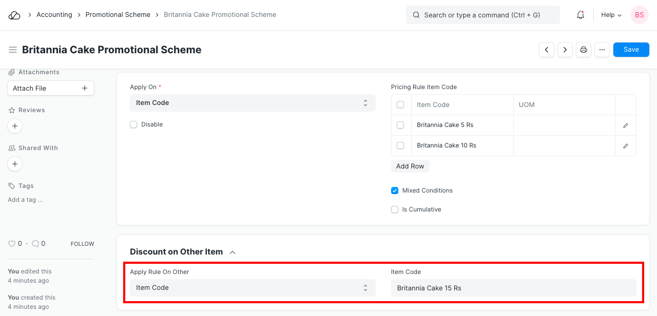 其他商品促销计划折扣