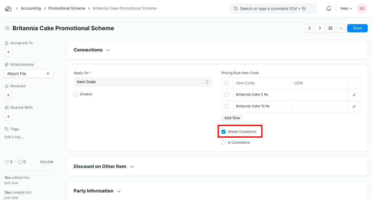 促销方案混合条件