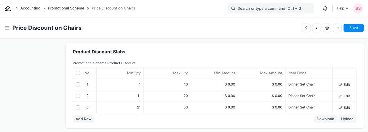 促销计划产品折扣