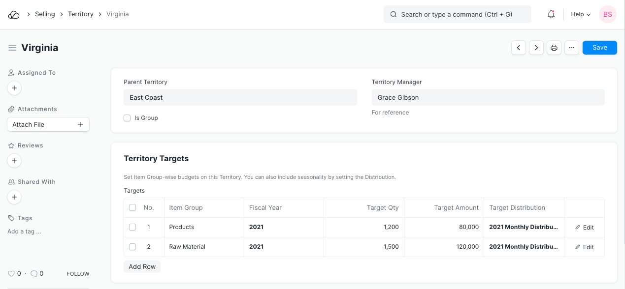 销售人员区域经理