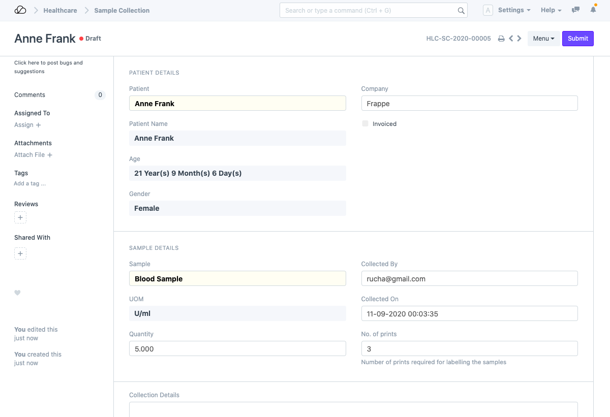 OneOfficeERP 医疗保健