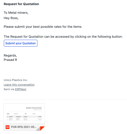 供应商电子邮件（如果存在帐户）