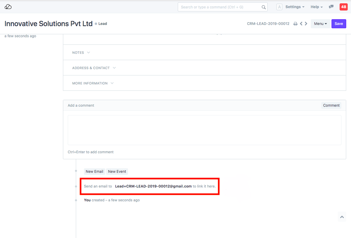 唯一电子邮件地址