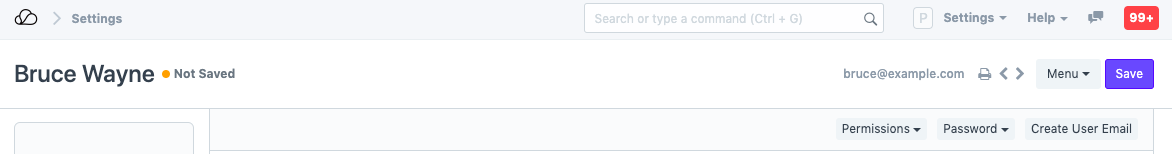 用户仪表板按钮