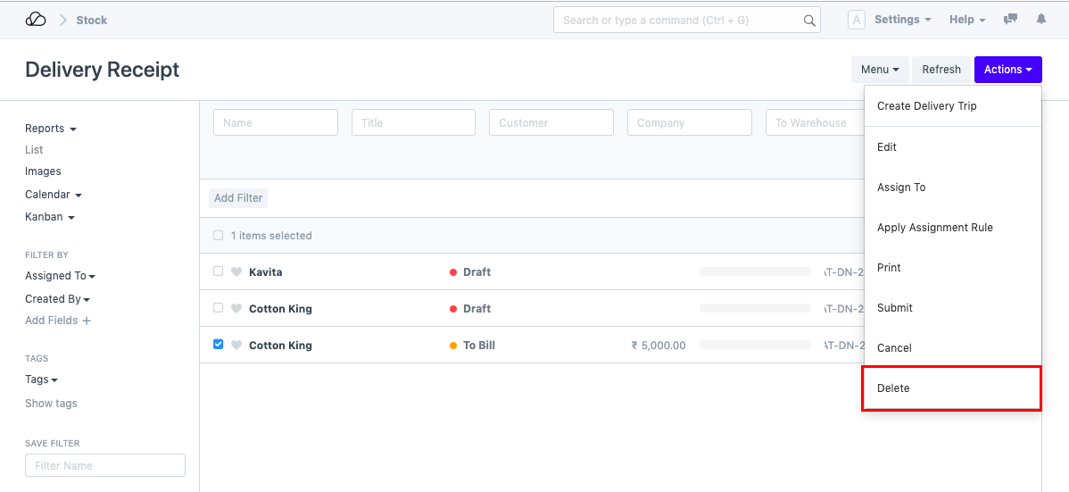 恢复已删除的文档