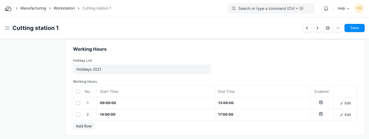 工作站工作时间